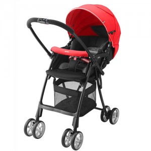 Aprica 新款AirRia嬰兒手推車紅色